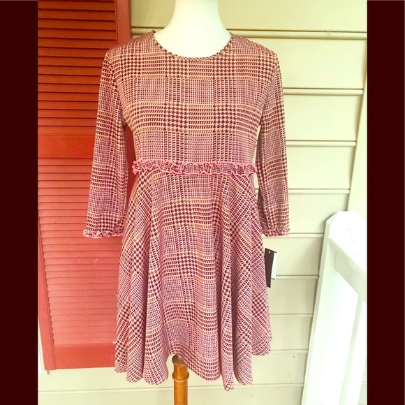 Ing Dresses & Skirts - Ing  Newport Houndstooth Dress S Jr. FREE SHIP